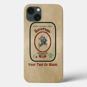 Etui iPhone 13 Bière russe Bogatyr