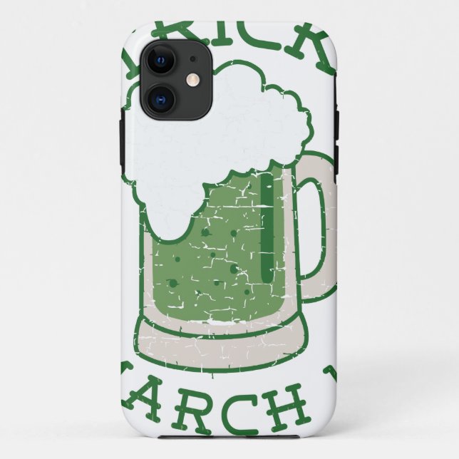 Coques Case-Mate iPhone bière verte en détresse st patrick (Dos)