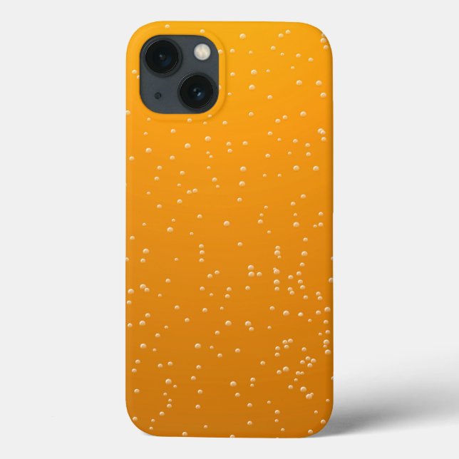 Coques Case-Mate iPhone Bièrre avec fond artistique à petites bulles (Verso)