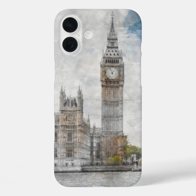 Coques Case-Mate iPhone Big Ben Londres – Conception de monument de voyage (Verso)