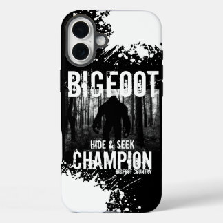 Coque Pour iPhone 16 Plus Bigfoot Cacher et Rechercher Champion