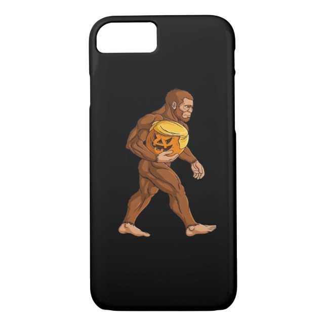 Coques Case-Mate iPhone Bigfoot Halloween Trumpkin Citrouille classique (Dos)