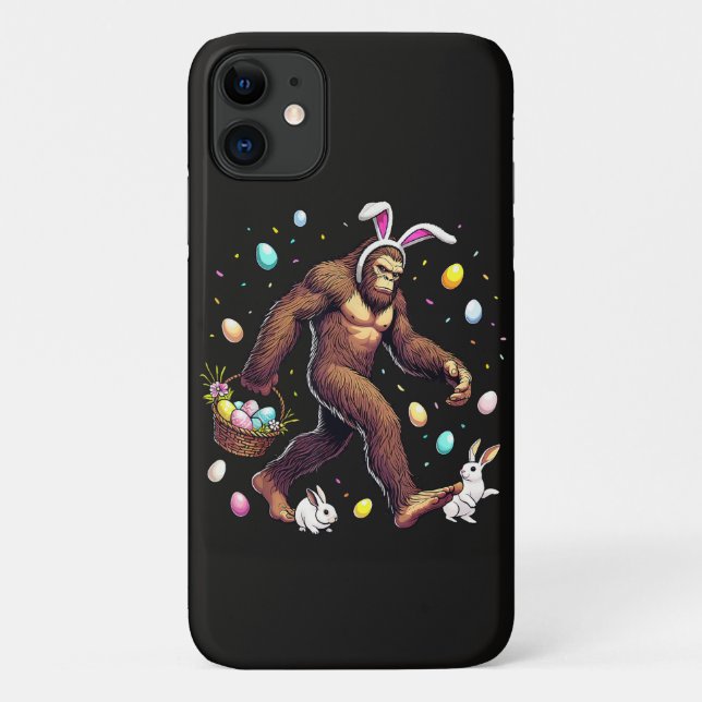 Coques Case-Mate iPhone Bigfoot Pâques drôle Sasquatch (Dos)