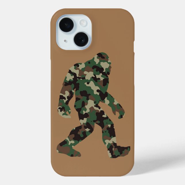 Coques Case-Mate iPhone Bigfoot Sasquatch Camouflage (Verso)