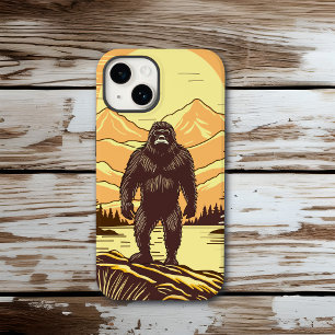 Coque Case-Mate iPhone Bigfoot Sasquatch Retro Art Personnalisé