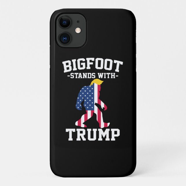 Coques Case-Mate iPhone Bigfoot Se Déplace Avec Les Élections Trump De 202 (Dos)