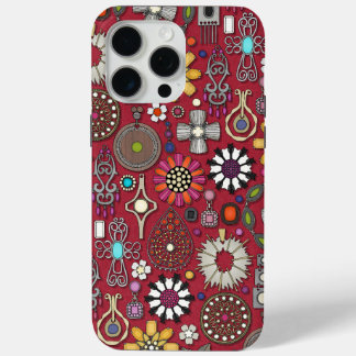 Coque Case-Mate iPhone bijou boho trésor rouge