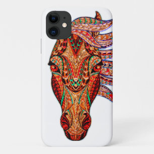 Case-Mate iPhone Case Bijou de cheval mosaïque look cowgirl coloré