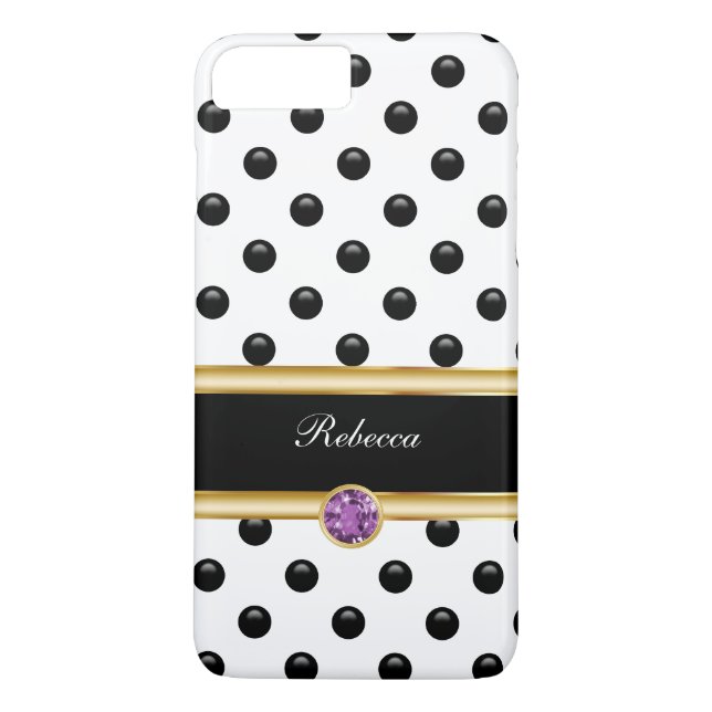 Coques Case-Mate iPhone Bijou étincelant chic de fausse pierre (Dos)