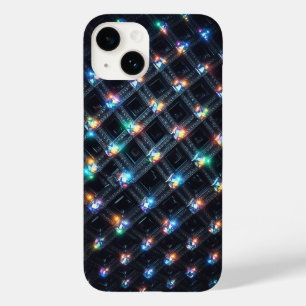 Coque Case-Mate iPhone Bijou géométrique en grille 3D de luxe multicolore