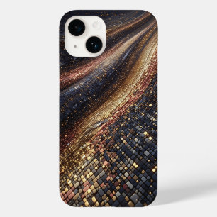 Coque Case-Mate iPhone Bijou Mosaïque de Luxe Royal Diamant et Or Rose