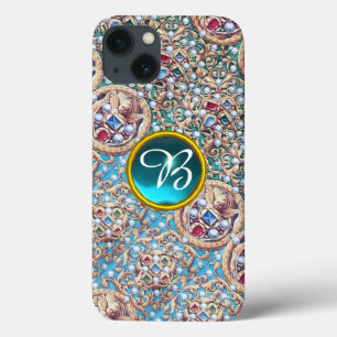 ETUI iPhone Case-Mate BIJOUX ANCIENS, PIERRES, PERLES, ANGES MONOGRAMME