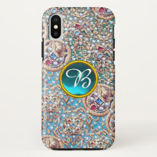 ETUI iPhone Case-Mate BIJOUX ANCIENS, PIERRES, PERLES, ANGES MONOGRAMME