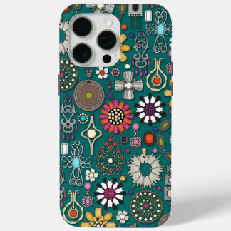 Coque Case-Mate iPhone bijoux boho trésors viridian vert