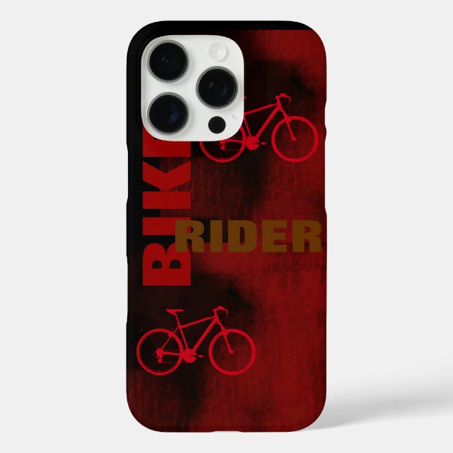 Coques Case-Mate iPhone Bike Rider Rouge (Verso)