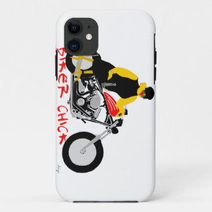 Coque Case-Mate Pour iPhone BIKER CHICK assise sur sa moto