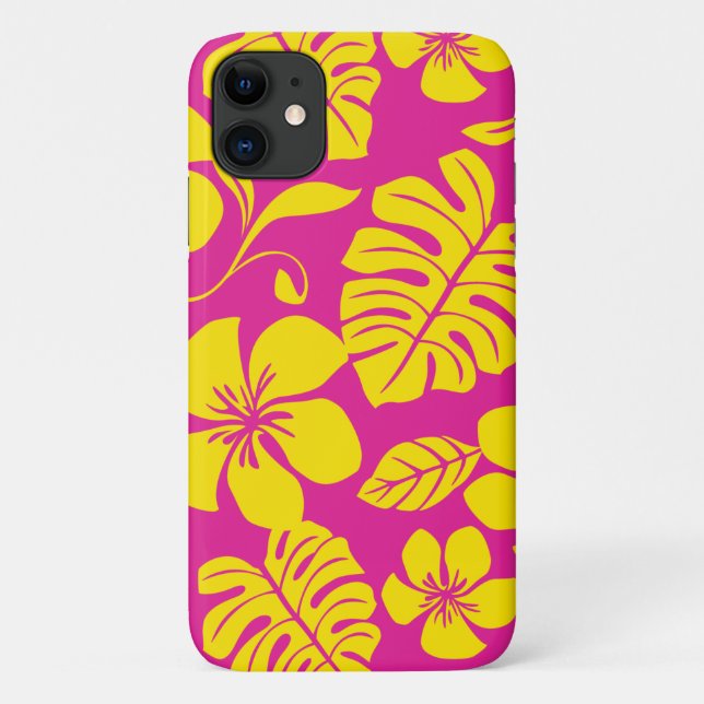 COQUES Case-Mate iPhone BIKINI ROSE (ROSE CHAUDE/JAUNE) (Dos)