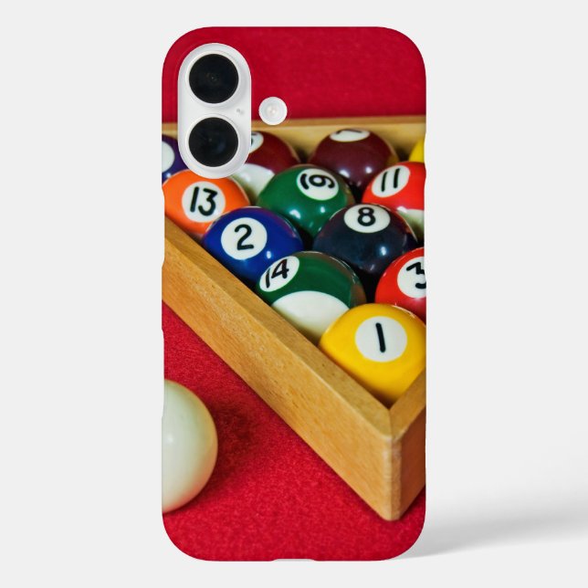 Coques Case-Mate iPhone Billard sur le pied rouge (Verso)