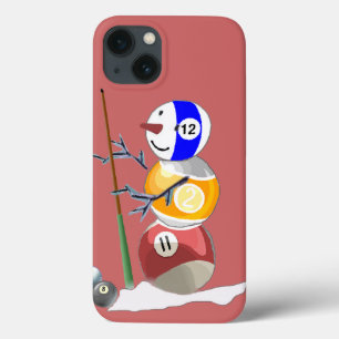Coques Pour iPhone Billiard Ball Snowman