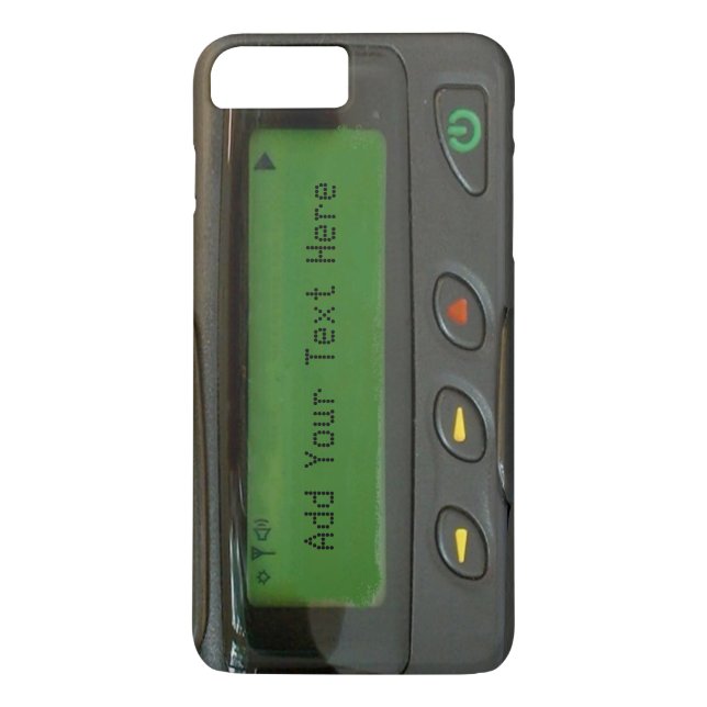 Coques Case-Mate iPhone Bipeur drôle personnalisé de la vieille école 90s (Dos)