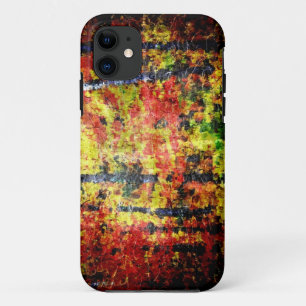 Coque iPhone 11 Birch Abstrait Peinture En Automne