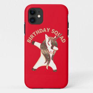 Case-Mate iPhone Case BIRTHDAY SQUAD drôle licorne cadeau d'anniversaire