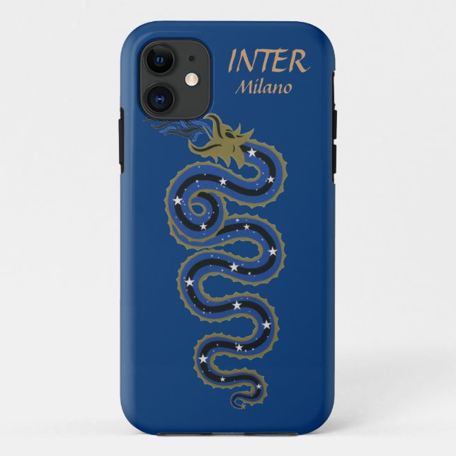 Coques Case-Mate iPhone Biscione Nerazzurro, cas de l'iphone 5 (bleu) (Dos)