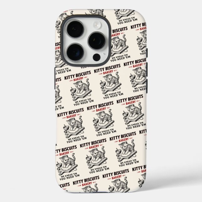 Coques Case-Mate iPhone Biscuits Kitty Boulangerie (Verso)