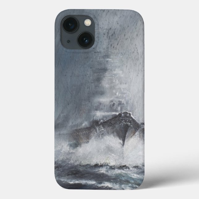 Coques Case-Mate iPhone Bismarck through curtains of rain sleet (Verso)