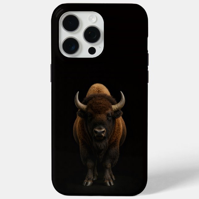 Coques Case-Mate iPhone Bison américain 4 Luxe iPhone 15 Pro Max (Verso)