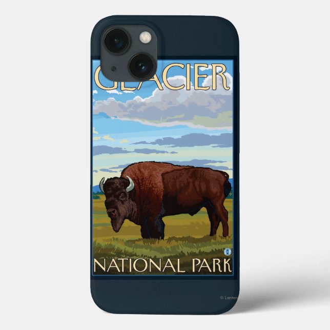 Coques Case-Mate iPhone Bison Scene - Parc national des Glaciers, MT (Verso)