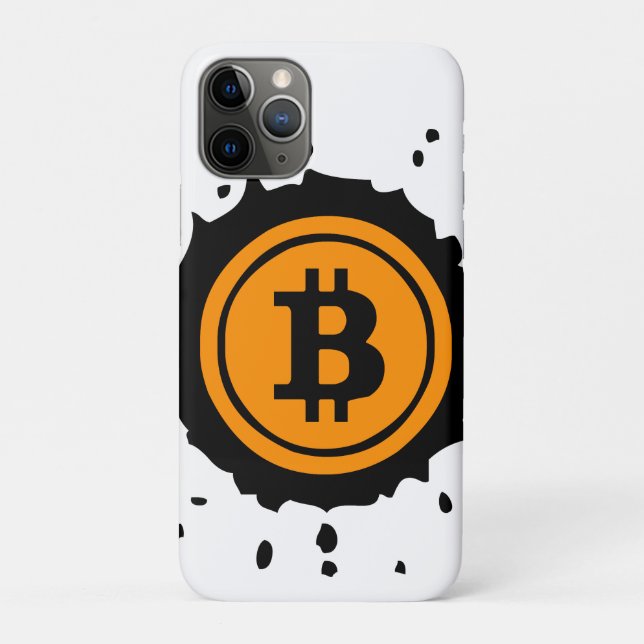 Coques Case-Mate iPhone Bitcoin Logo Crypto Devise (Dos)