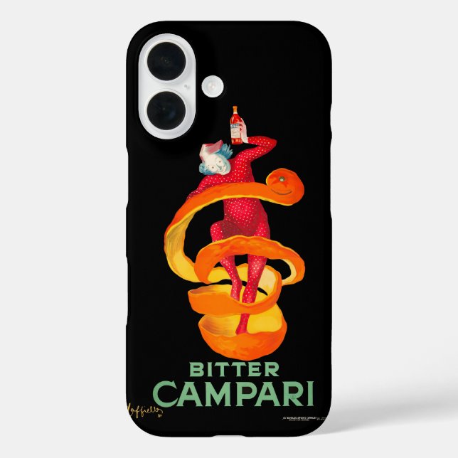 Coques Case-Mate iPhone Bitter Campari | Leonetto Cappiello (Verso)