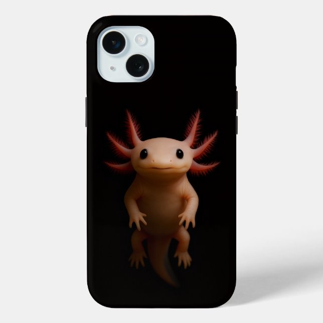 Coques Case-Mate iPhone Black 4 Luxe, Axolotl Mexicain (Verso)