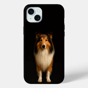 Coque Case-Mate iPhone Black 4 Luxe, Chien Colley Loyal iPhone 15 Plus