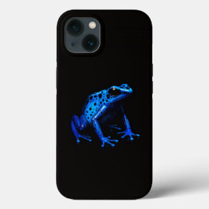 Case-Mate iPhone Case Black 4 Luxe iPhone 13 Coque, grenouille bleu élec