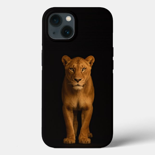 Coques Case-Mate iPhone Black 4 Luxe iPhone 13, Noble Lioness (Verso)