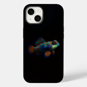 Coque Case-Mate iPhone Black 4 Luxe iPhone 14 Mate, Mandarin Dragonet