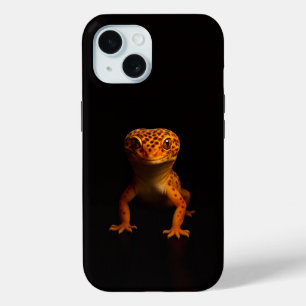 Coque Case-Mate iPhone Black 4 Luxe iPhone 15 Mate, Léopard Gecko
