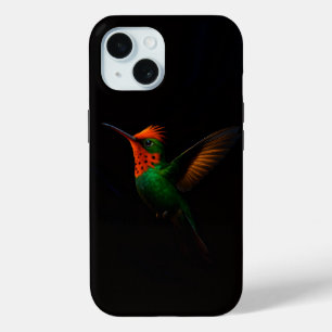 Coque Case-Mate iPhone Black 4 Luxe iPhone 15 Mate, Tufted Coquette Bird