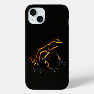 Coque Case-Mate iPhone Black 4 Luxe iPhone 15 Plus, Black Orange Frog