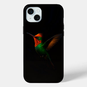 Coque Case-Mate iPhone Black 4 Luxe iPhone 15 Plus, Tufted Coquette Bird