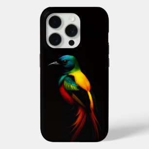 Coque Case-Mate iPhone Black 4 Luxe iPhone 15 Pro Coque-Mate, Rainbow Bir