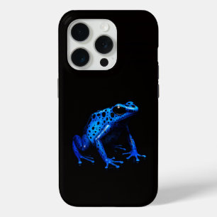 Coque Case-Mate iPhone Black 4 Luxe iPhone 15 Pro Mate, Blue Frog