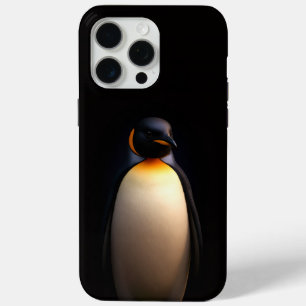 Coque Case-Mate iPhone Black 4 Luxe iPhone 15 Pro Max, Empereur Penguin