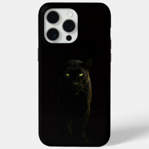 Coque Case-Mate iPhone Black 4 Luxe iPhone 15 Pro Max, Panthère noire