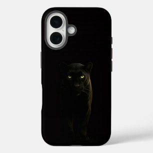 Coque Pour iPhone 16 Black 4 Luxe iPhone 16 Mate, Panthère noire