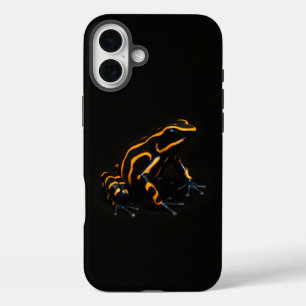 Coque Pour iPhone 16 Plus Black 4 Luxe iPhone 16 Plus, Black Orange Frog