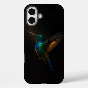 Coque Pour iPhone 16 Plus Black 4 Luxe iPhone 16 Plus Coque-Mate, Flying Bir