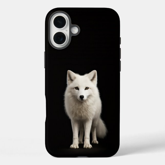 Coques Case-Mate iPhone Black 4 Luxe iPhone 16 Plus, Ivory Arctic Fox (Verso)